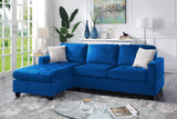 Holworth Chaise Sofa in Electric Blue